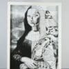 Abstract drawing of the Mona Lisa